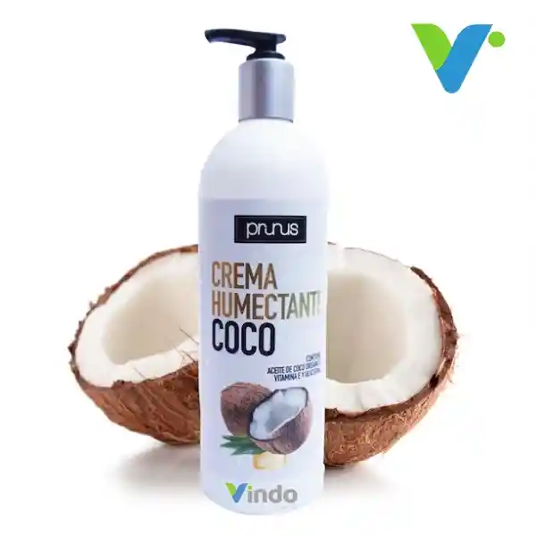 Crema Humectante De Coco 🥥 Orgánico Con Vitamina E Prunus Casvior