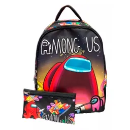 Morral Juego Among Us Maleta Niños Grande + Cartuchera