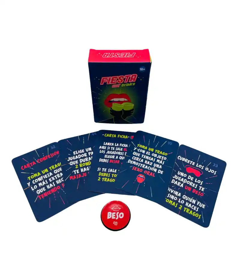 Juego De Cartas Para Beber Fiesta Hot Drinks