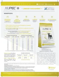 Nupec Canino Urinary Management 2kg