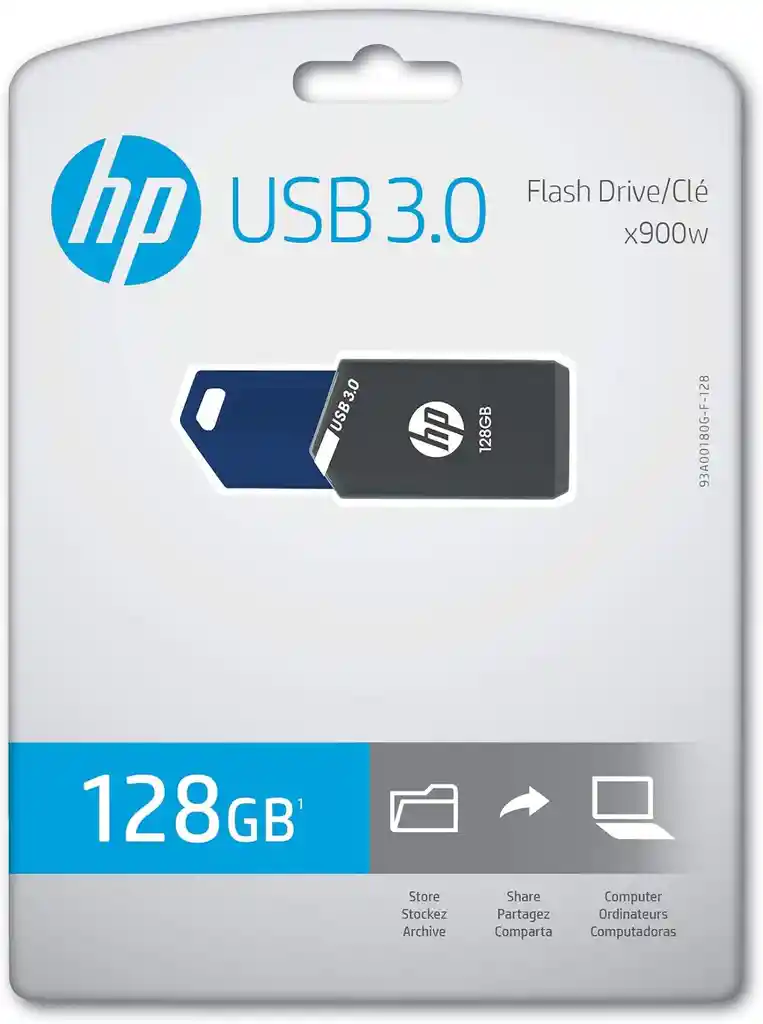 Memoria Usb Hp 128 Gigas Original Pendrive 3.0 C Blade