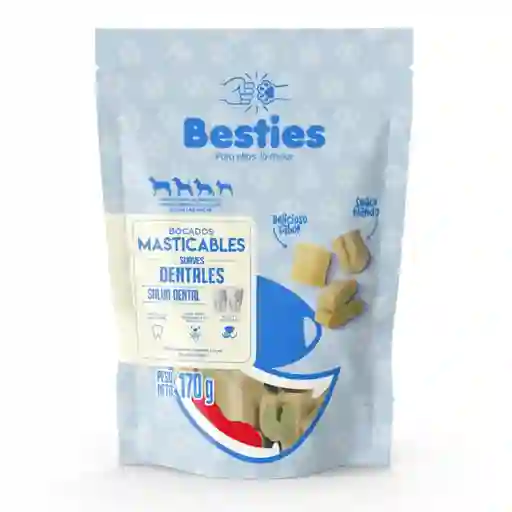 Bocados Masticables Suaves Cuidado Dental Perros Besties