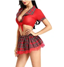 Lencería Colegiala Uniforme Perversa Colegio Erotica Traje Disfraz Halloween Intimo. No A La Pedofilia. Sí A Los Juegos.