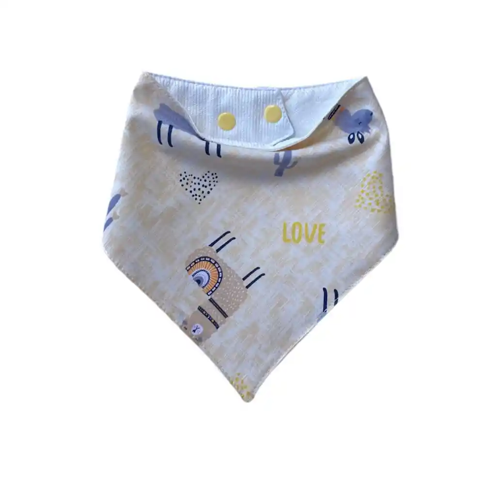 Baberos Para Bebé Tipo Bandana Niña X4unidades- Talla M