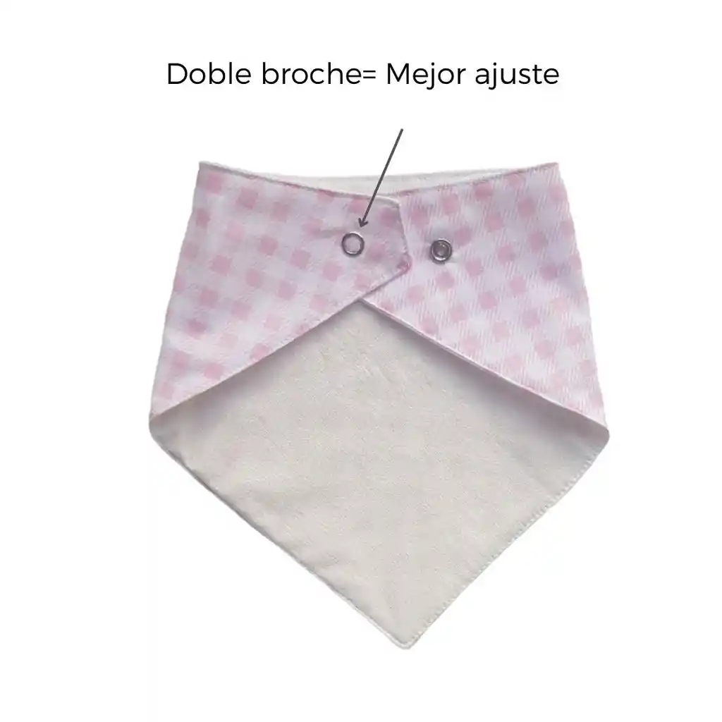 Baberos Para Bebé Tipo Bandana Niña X4unidades- Talla M