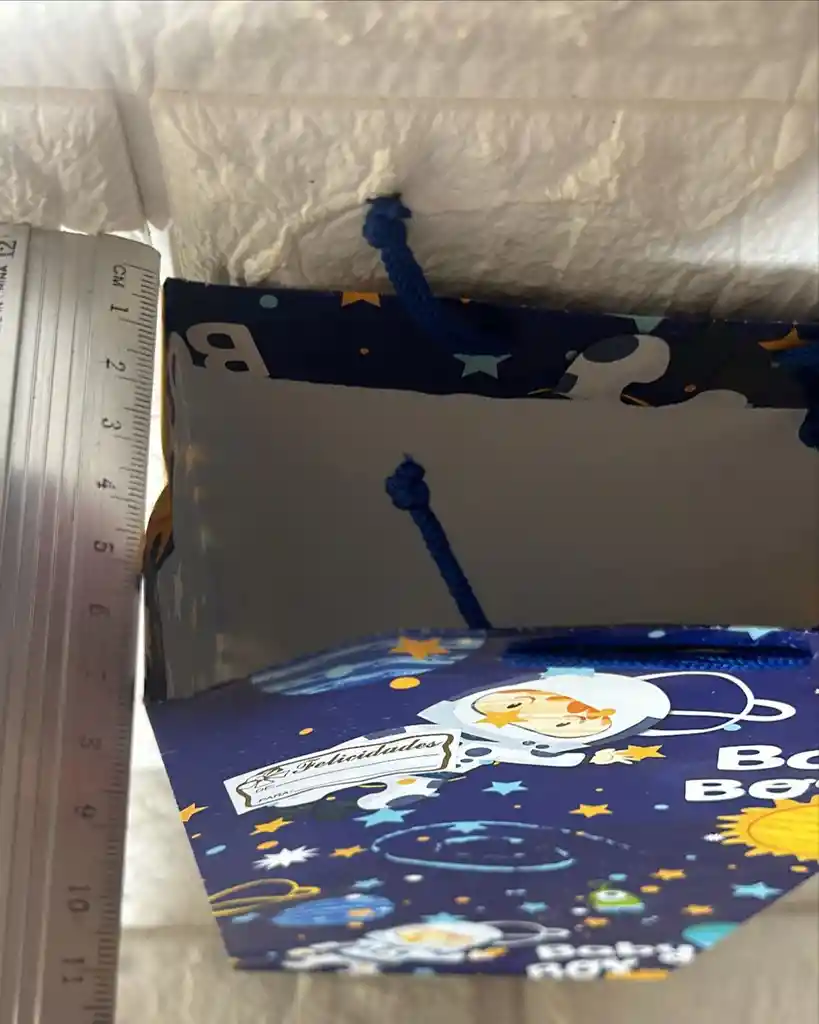 Bolsa Regalo Papel Mediana Bebe Niño 26*15*7