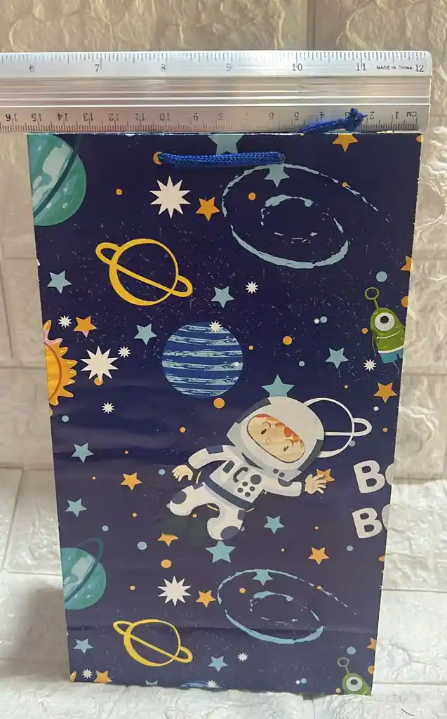 Bolsa Regalo Papel Mediana Bebe Niño 26*15*7