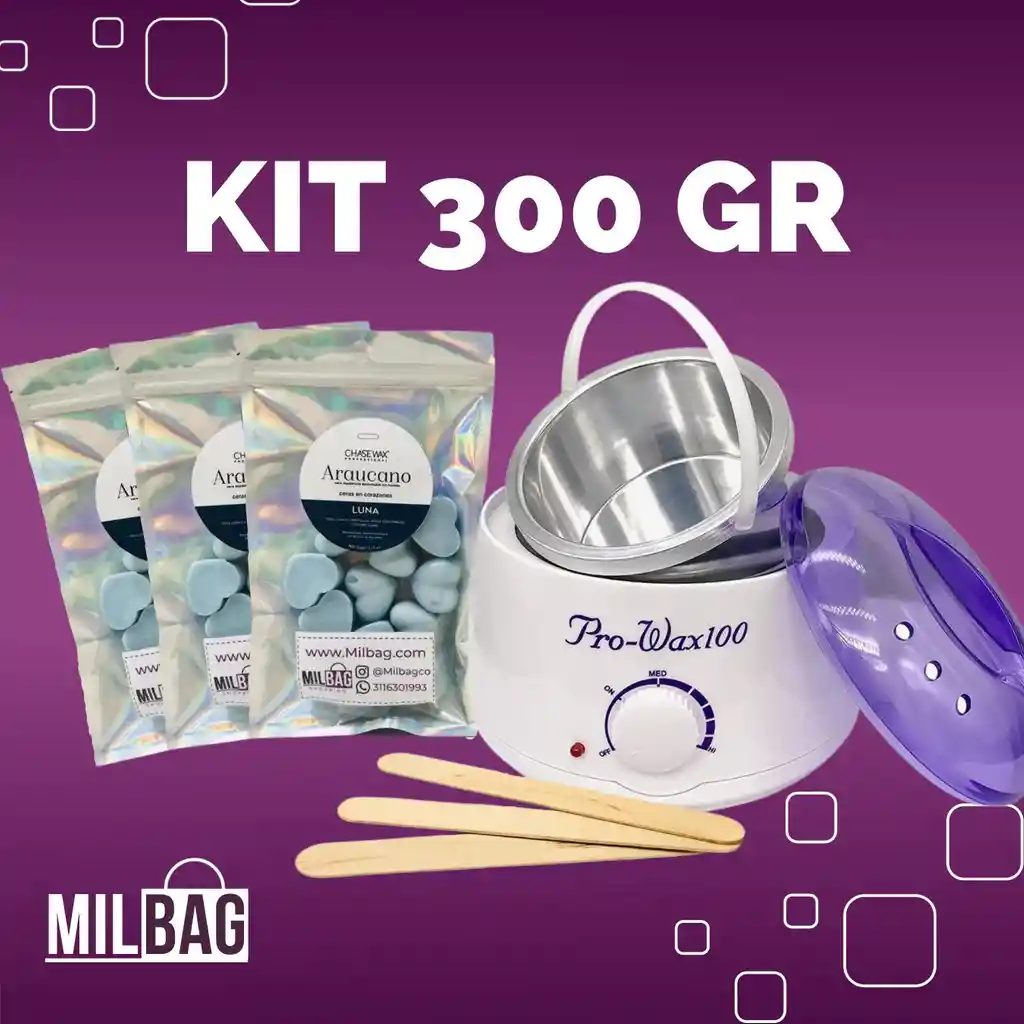 Kit Olla Calentadora + 300gr De Cera