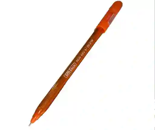 Boligrafo Esfero Lapicero Offi-esco Semi Gel Naranja Trazo Fino Punta 0.7