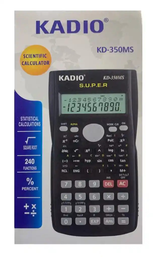 Calculadora Kadio Cientifica Kd-350ms