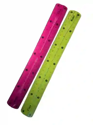 Regla Flexible Colores 30 Cm