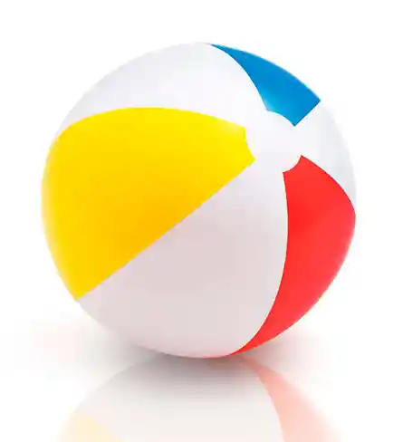 Pelota Inflable Para Piscina Balón De Colores Acuático 51 Cm / 20"