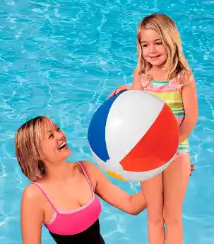 Pelota Inflable Para Piscina Balón De Colores Acuático 51 Cm / 20"