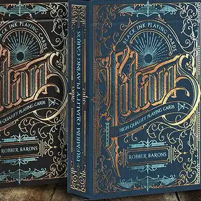 Baraja Titans Robber Baron (azul) Por Jody Eklund