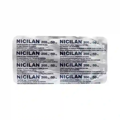 Nicilan 200/50mg X 6 Tabletas