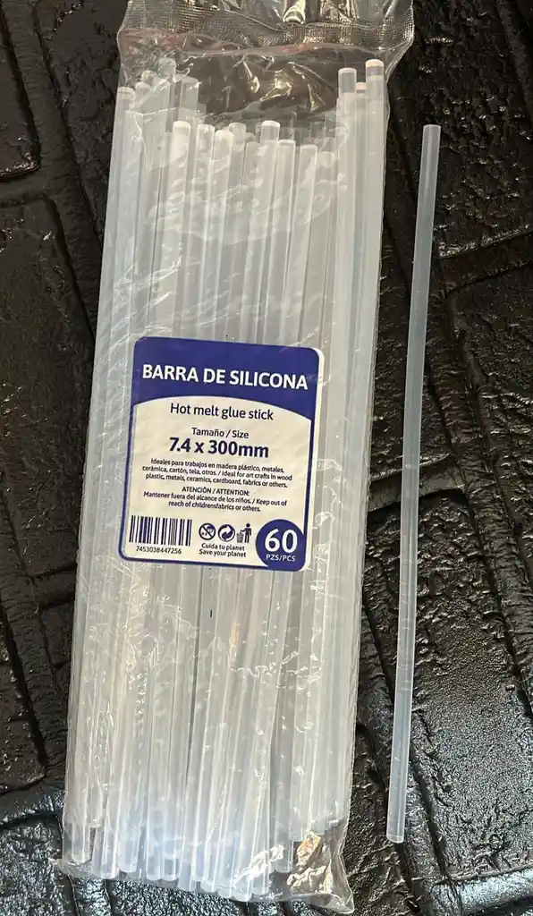 Silicona Barra Delgada Unidad 30cm