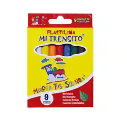 Plastilina Corta Delgada Mi Trensito Colores Surtidos X10unds