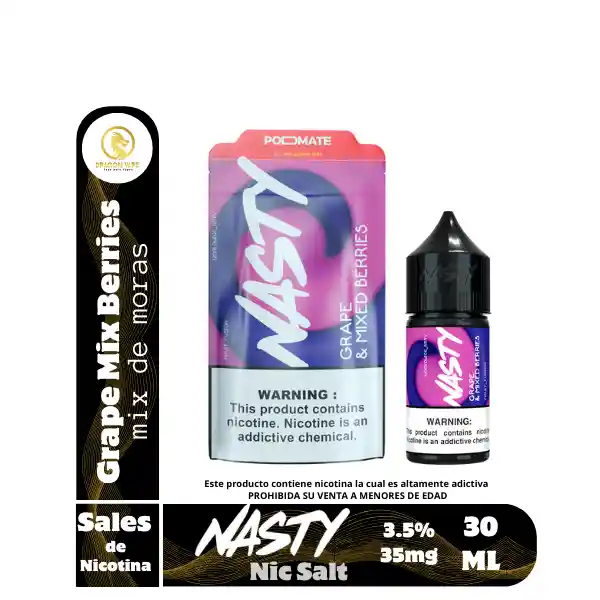 Grape Mix Berries Nic Salt 3.5%