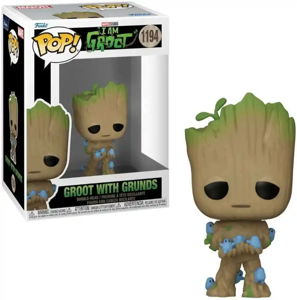 Figura De Accion Groot Con Grunds 1194 I Am Groot Funko Pop