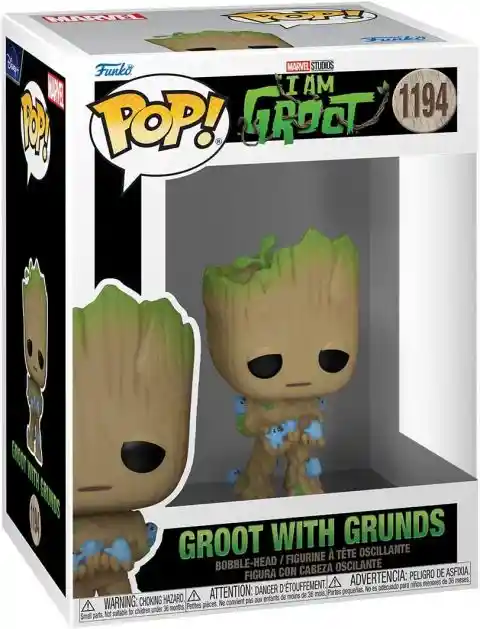 Figura De Accion Groot Con Grunds 1194 I Am Groot Funko Pop