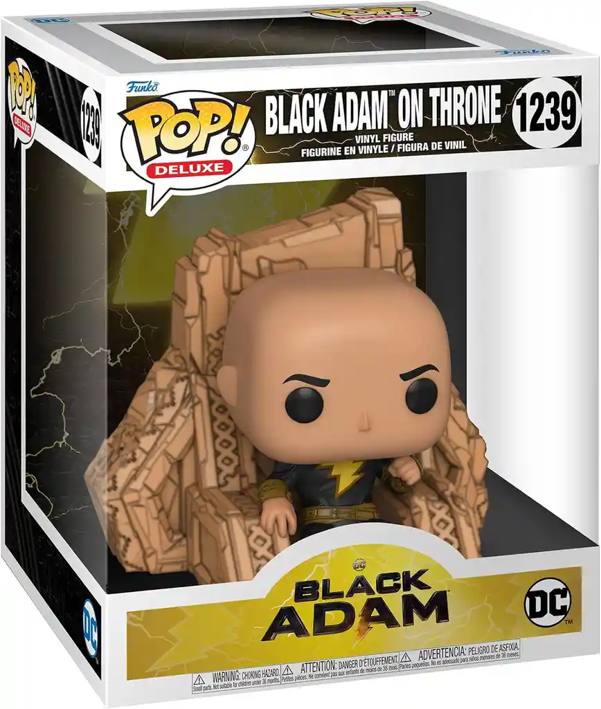 Funko Pop Peliculas Black Adam On Throne En Trono 1239