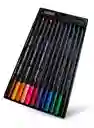 Lápices De Colores Set X12 Primavera Premium Black