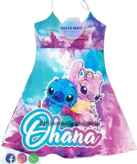 Pijama Batola De Stitch - Piel De Durazno