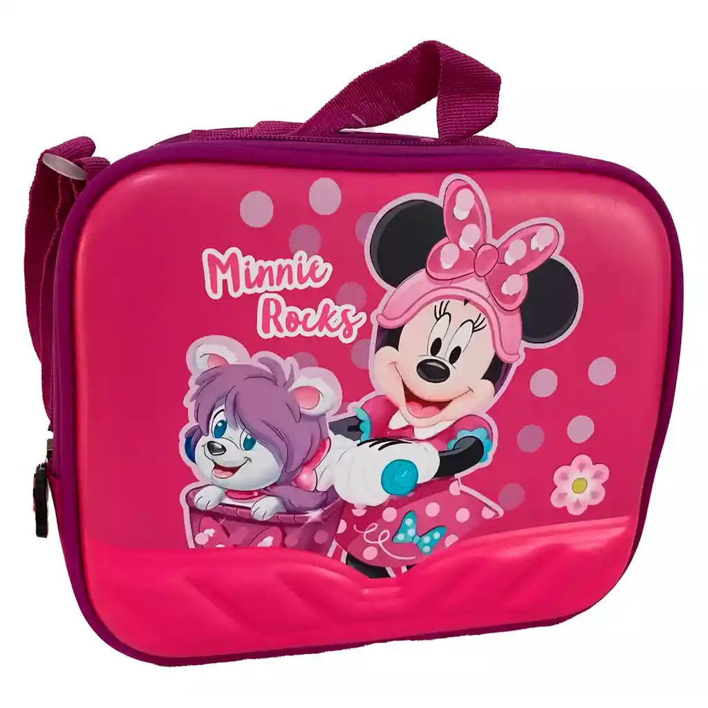 Kit X3 Rueda Grande Minnie + Lonchera + Cartuchera Niñas Jle