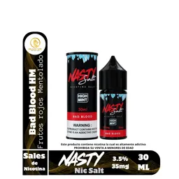 Bad Blood High Mint Salt Nic 3.5%