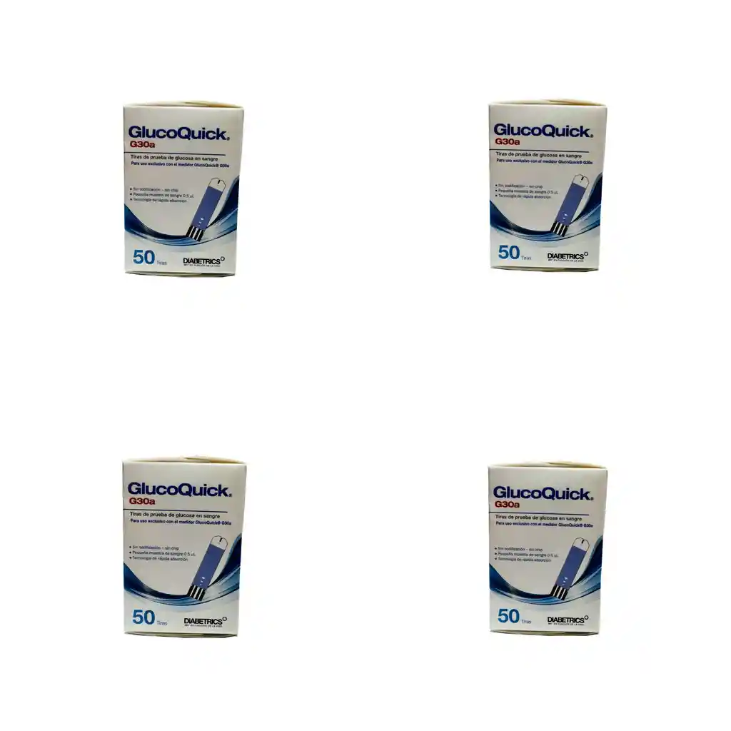 Tirillas Glucoquick G30a X 200 Unidades