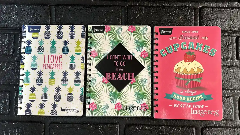 Cuaderno Argollado Linea Pequeño 100 Hojas Dama Cod.a93