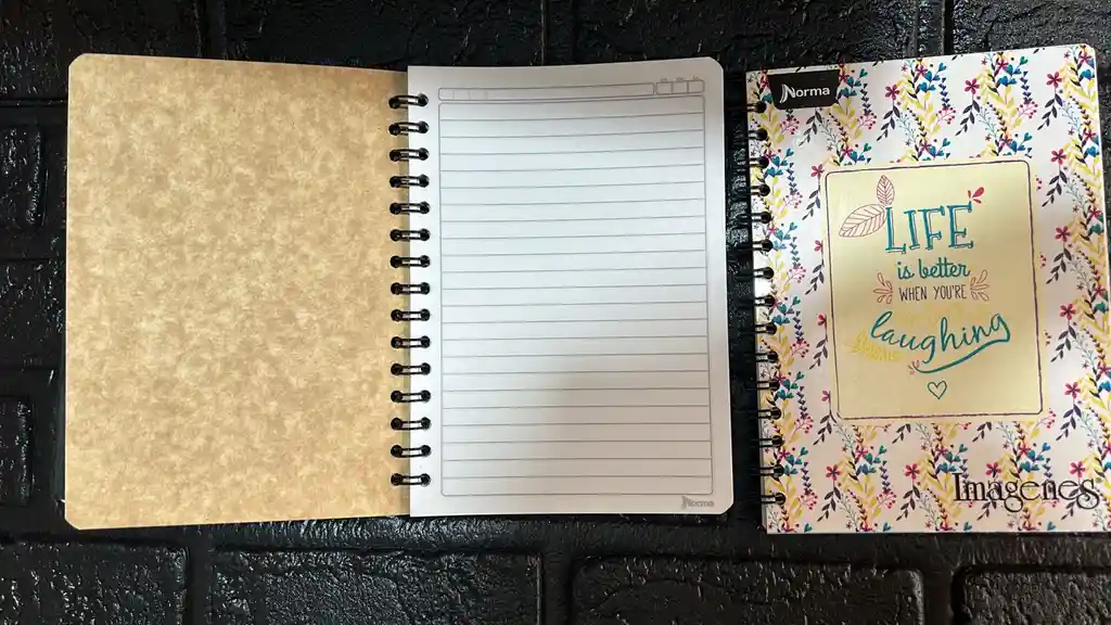 Cuaderno Argollado Linea Pequeño 100 Hojas Dama Cod.a93