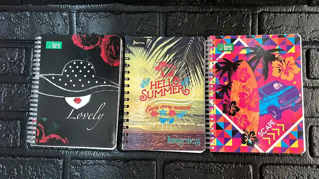 Cuaderno Argollado Linea Pequeño 100 Hojas Dama Cod.a93