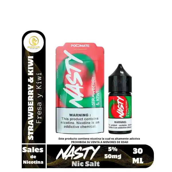 Strawberry Kiwi Salt Nic 5%