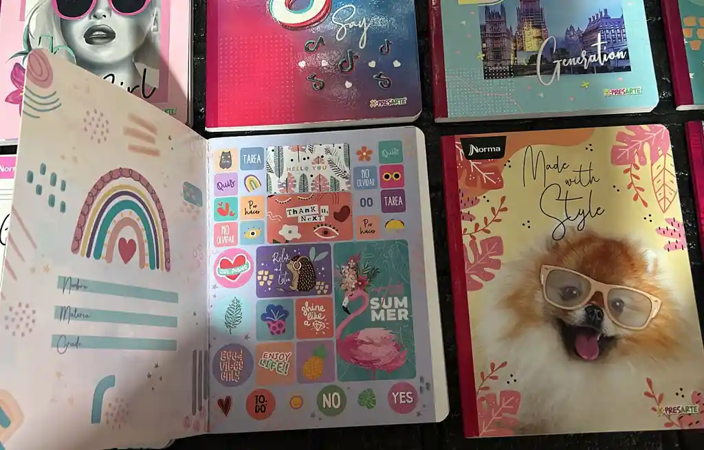 Cuaderno Cosido Cuadros Niña 100h Expresarte