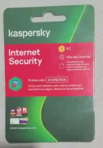 Antivirus Kaspersky Internet Security 1 Dispositivo 1 Año