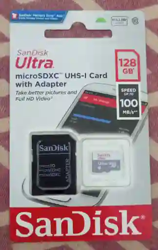 Tarjeta De Memoria Sandisk Ultra 128gb Compatible Con Nintendo Swit