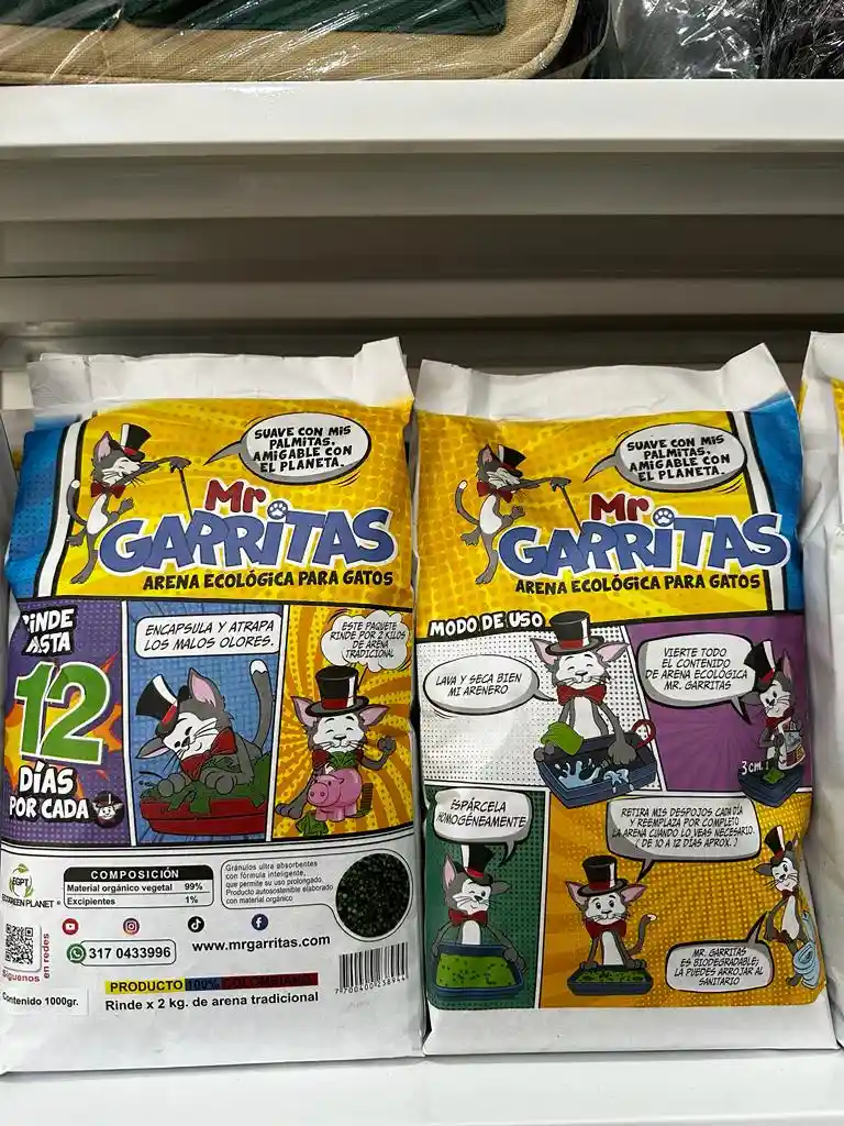 Arena Ecológica Mr Garritas 1kg