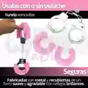 Kit Esposas + Pirinola Erótica + Anillo Para Pene Vibrador