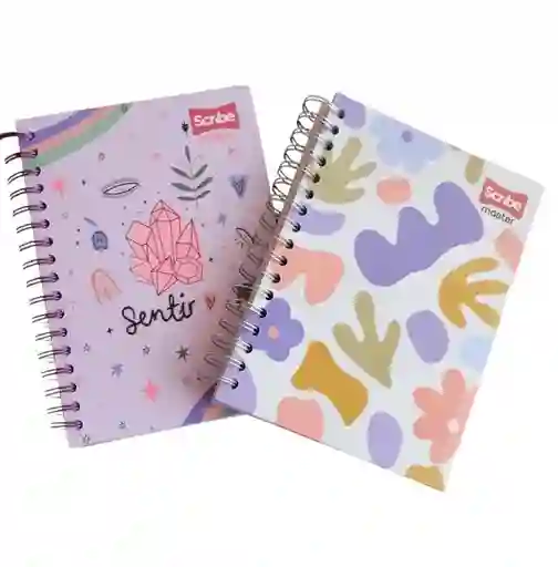 Cuaderno 7 Materias Pequeño Cuadriculado Scribe Master Mujer 175 Hojas