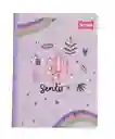 Cuaderno Cosido 100 Hojas Cuadriculado Scribe Grande Mujer Niña