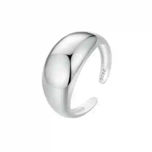 Anillo Para Mujer Ajustable Halo Fabricado En Plata 925