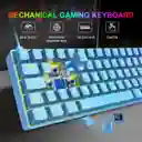 Combo Gamer Teclado Mecánico 60% Mambasnake | Super Combo | Azul