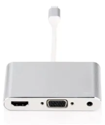 Adaptador Lightning A Hdmi/vga/audio Con Alimentacion V8