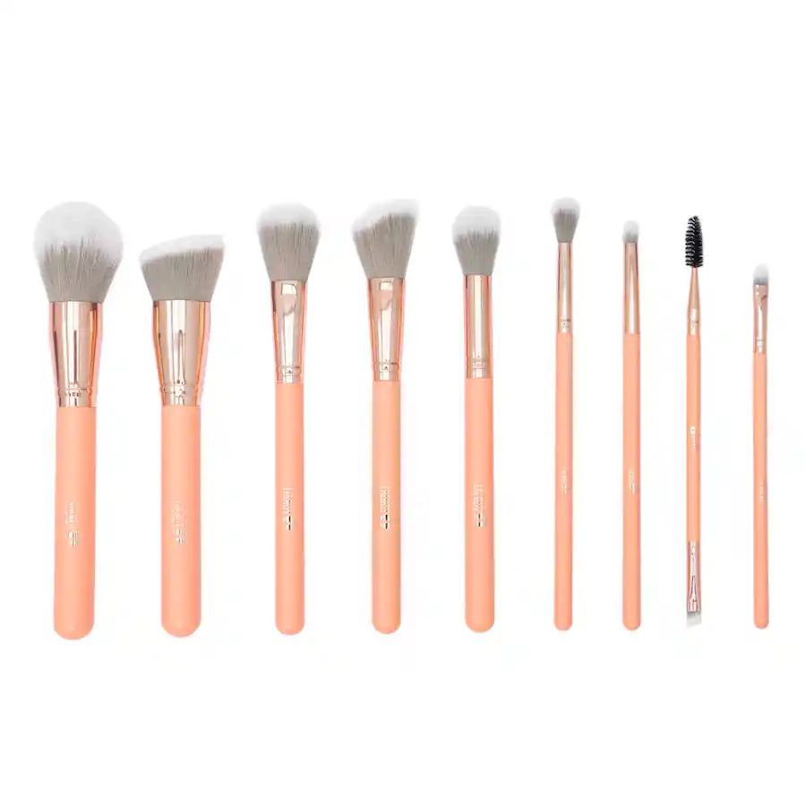 Kit De Brochas Coral X9 Trendy