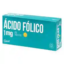 Acido Folico 1 Mg Laproff X Sobre