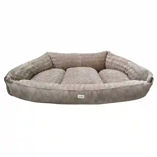 Cama Mascota Paris Extra Grande 95x120 Gris