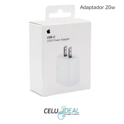 Adaptador Cargador Iphone Original 20w Carga Rapida Tipo C Apple