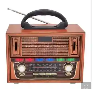 Radio (venecia) Multicolor Inalámbrico Con Luces Y Bandas Am/fm/sw