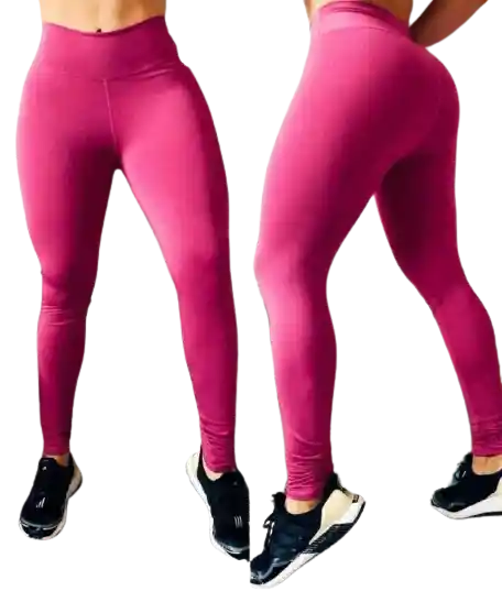 Leggins Suplex, Tiro Alto Control De Abdomen - Talla Unica Rosado